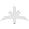 Ekena Millwork Alberta Architectural Grade PVC Gable Bracket, 36"W x 19 1/2"H x 4"D x 4"F, 13/12 Pitch GBP036X20X0404ALB00 - alternate 5